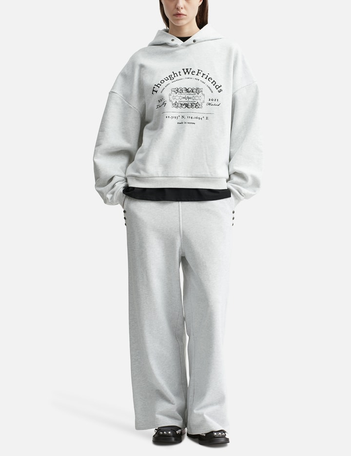 "Jackie" Grey Studded Sweatpants view 5