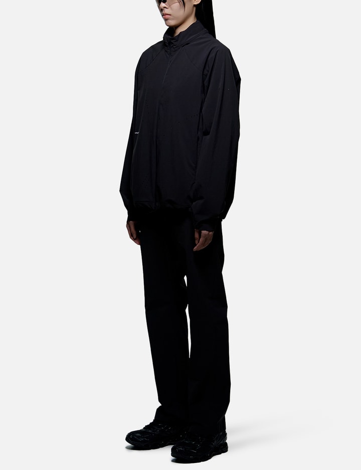 Hypegolf X Post Archive Faction (paf) Perforated Windbreaker In Black