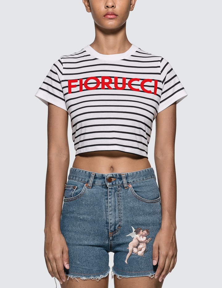 New Stripe Cropped T-shirt Placeholder Image