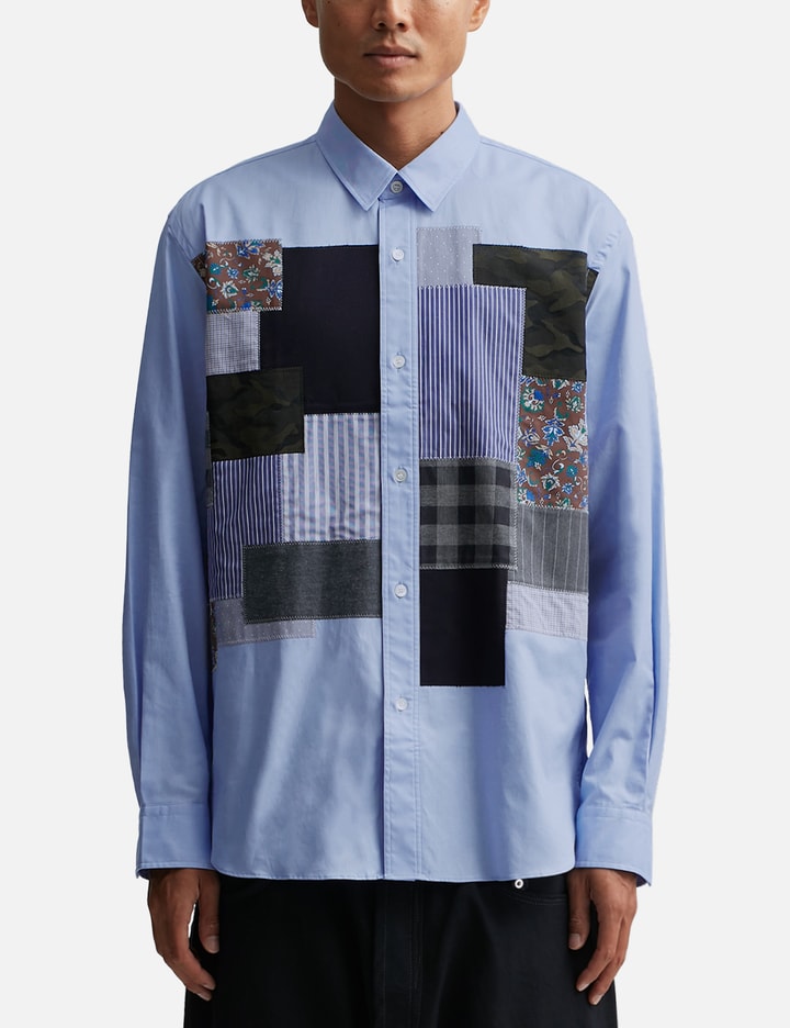 Patchwork Long Sleeve Shirt Placeholder Image