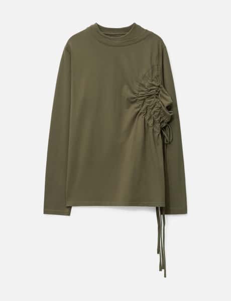 ATTEMPT Drawstring Long Sleeve T-shirt