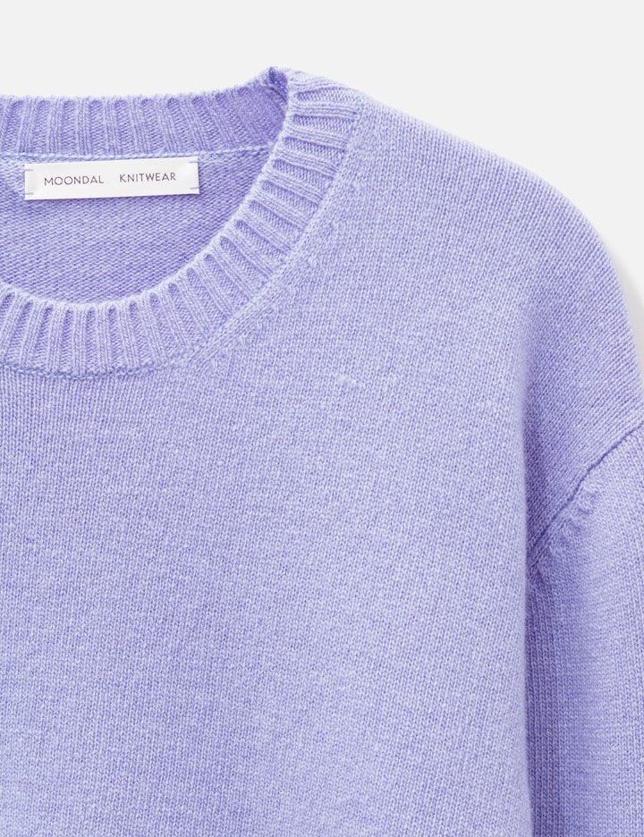 Moondal 15 Classic Round Knit In Light Purple