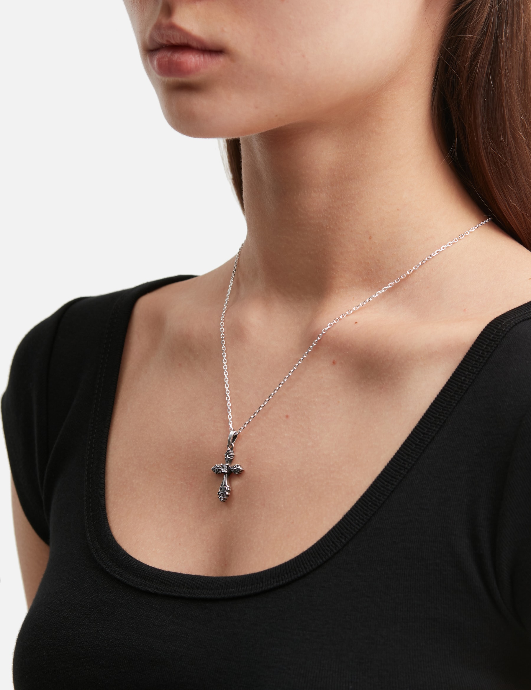 Cross Pendant Oxidised Necklace view 16