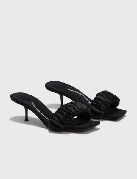 Alexander Wang Jessie Scrunchie Slide Satin HBX