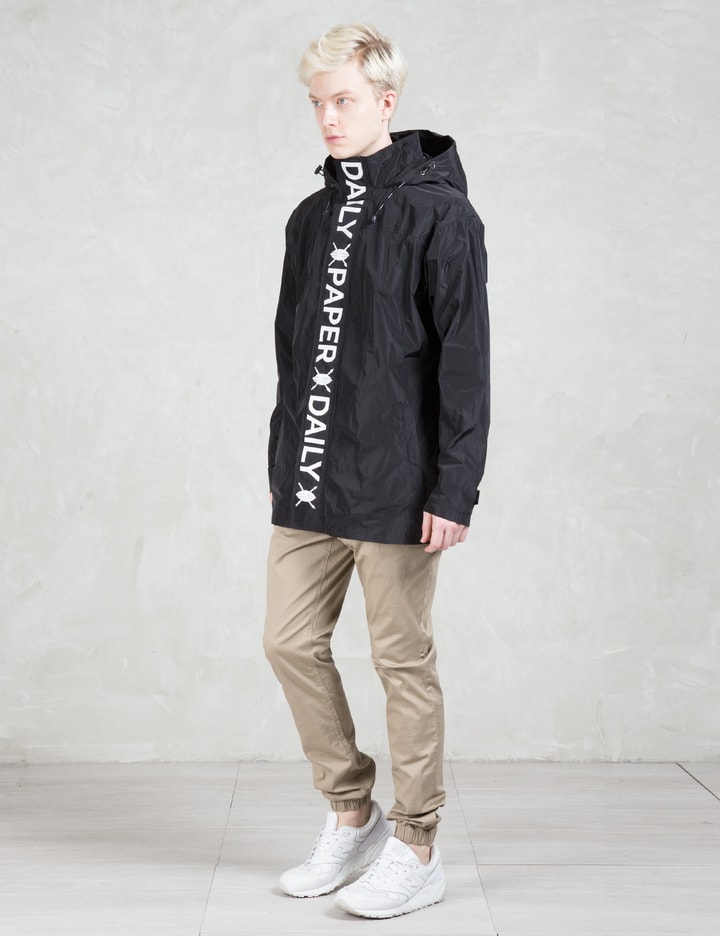 Black Tape Logo Windbreaker Jackets Placeholder Image