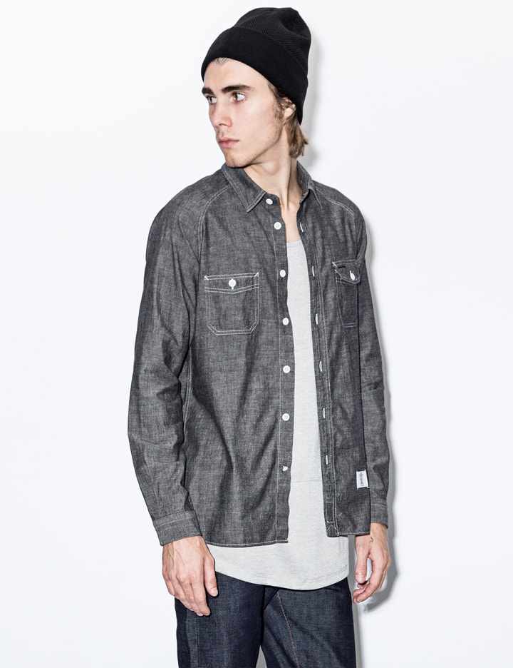Black Bob L/S Chambray Work Shirt Placeholder Image
