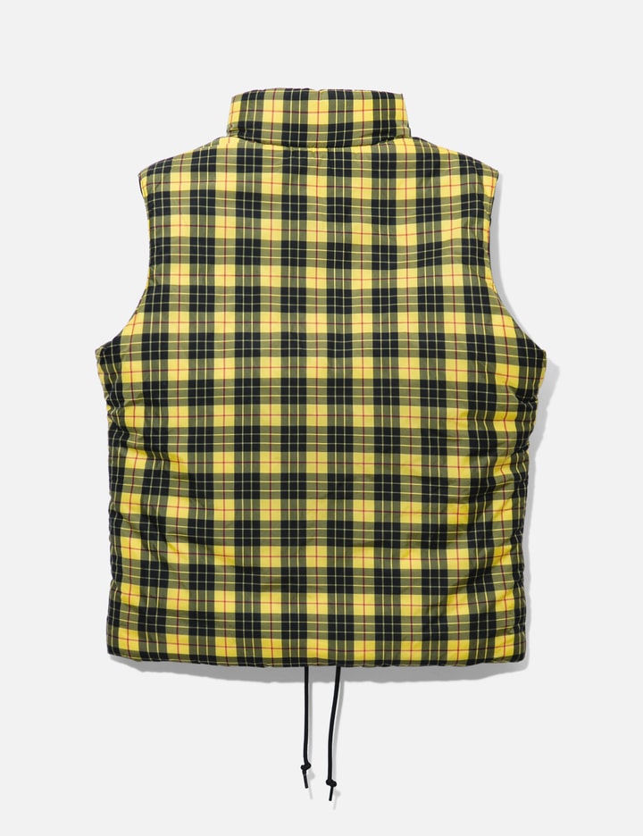 Shop Comme Des Garçons Checkered Vest In Multicolor