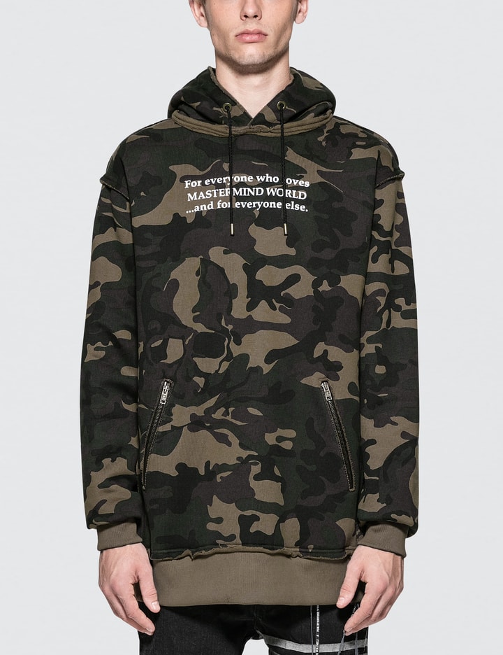 "God Save The World" Raw Edge Hoodie Placeholder Image