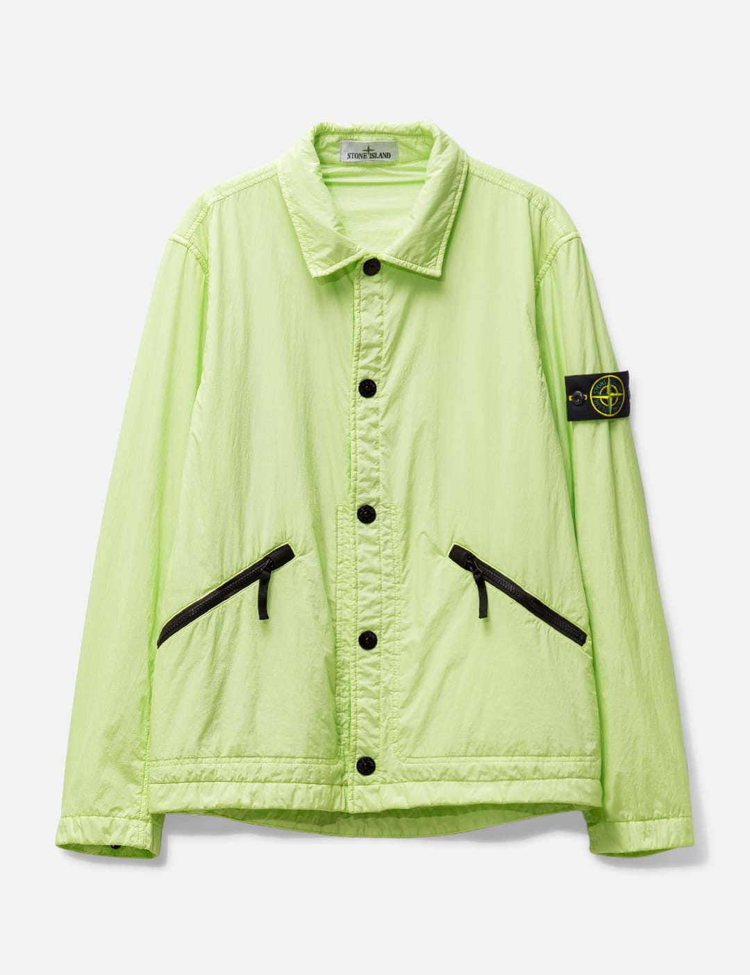 Stone Island 42522 Garment Dyed Crinkle Reps NY With Polartec Alpha Technology