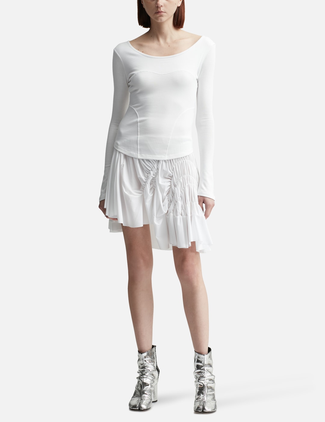 Unbalanced Mixed Dress view 16