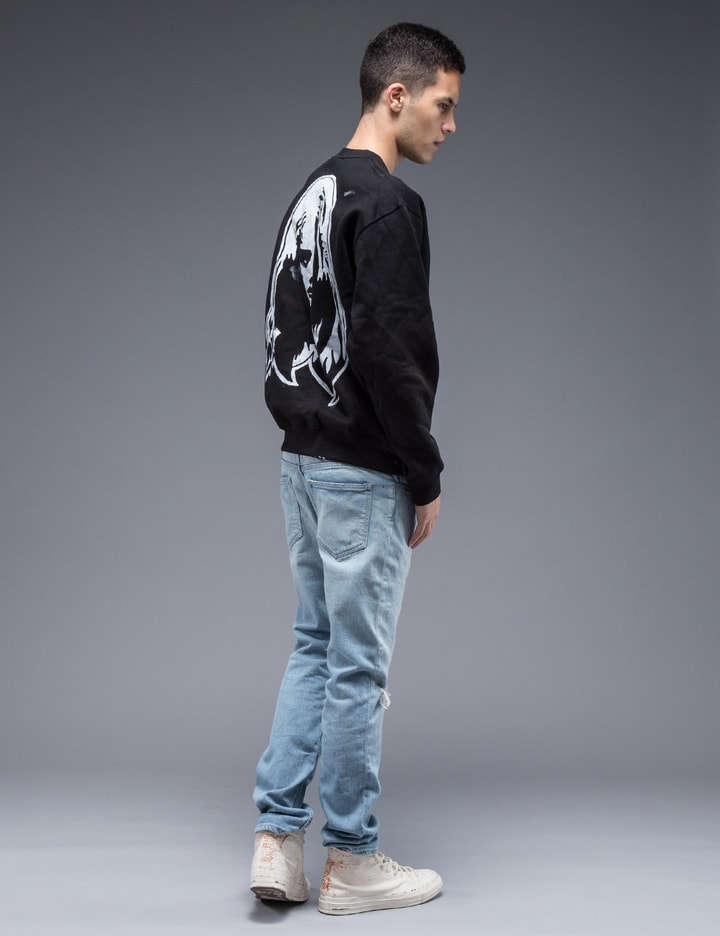 Black Crewneck Sweatshirt Style B (Size S) Placeholder Image