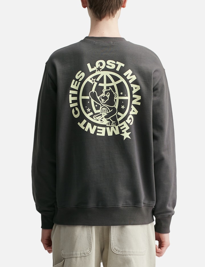 Lmc Telescope Bear Sweatshirt In Gray