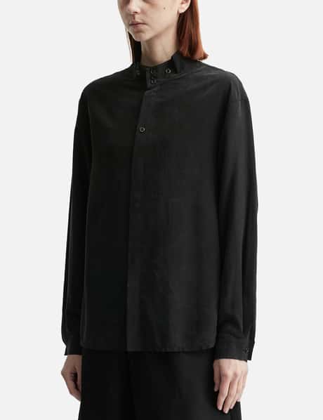 Acceptance Draped Stand-Collar Shirt view 7