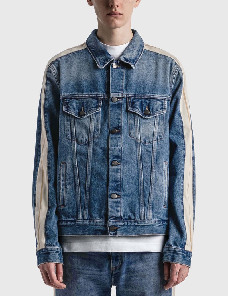 Palm Angels - Indigo Track Denim Jacket 