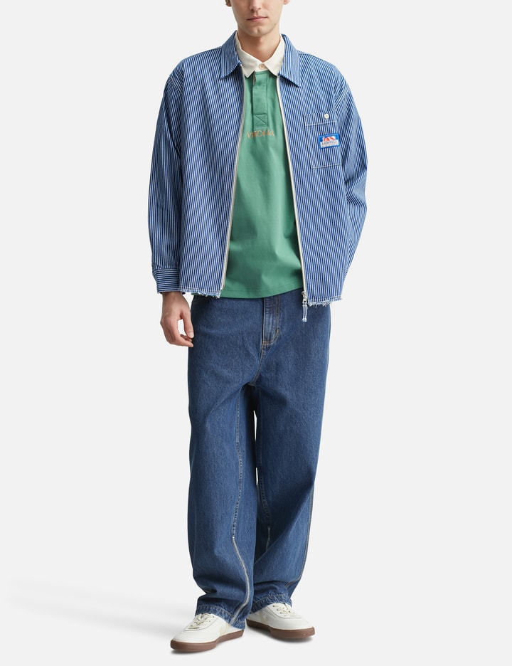 Victoria Lion Rock Hickory Zip Shirt