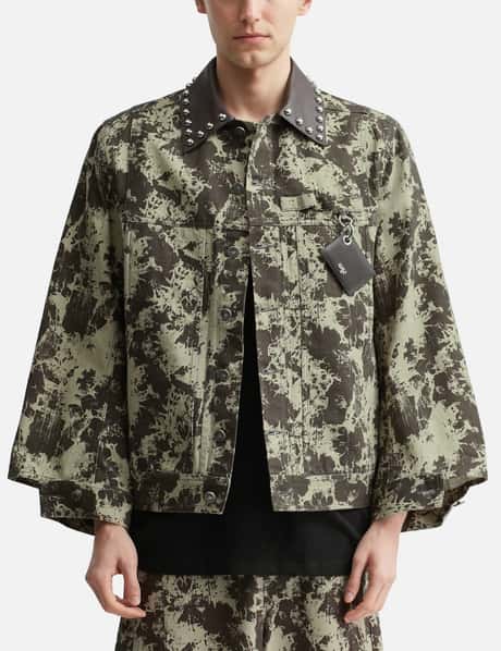 Distressed Effect Mix Media Jacket view 10