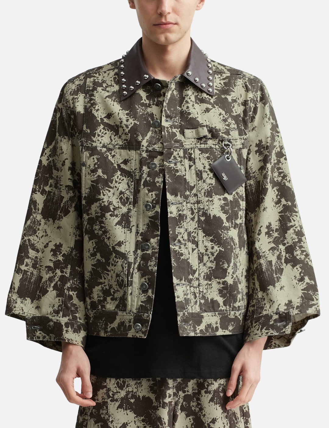 Distressed Effect Mix Media Jacket view 18