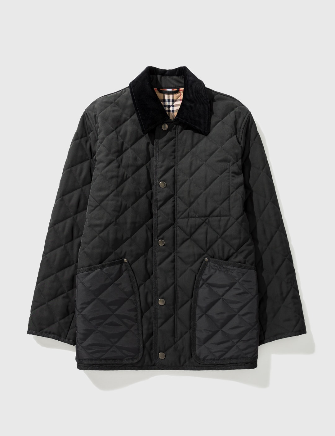 Burberry - Corduroy Collar Diamond Quilted Barn Jacket | HBX - Globally  Curated Fashion and Lifestyle by Hypebeast