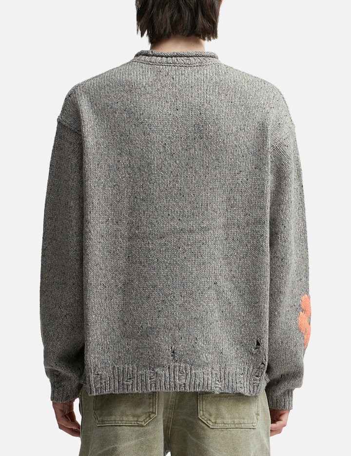 Acne Studios Gray Jacquard Sweater