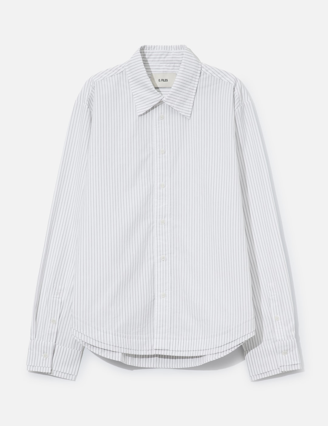 Double-Hem Pinstripe Shirt view 7