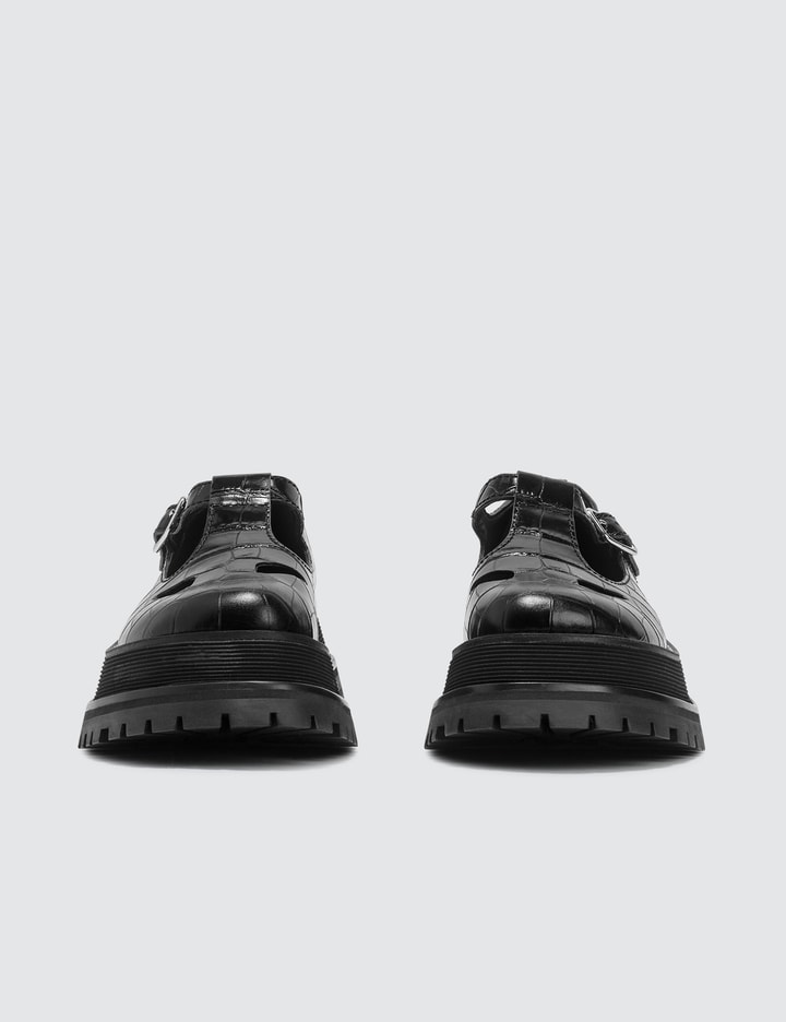 Embossed Leather T-bar Shoes Placeholder Image
