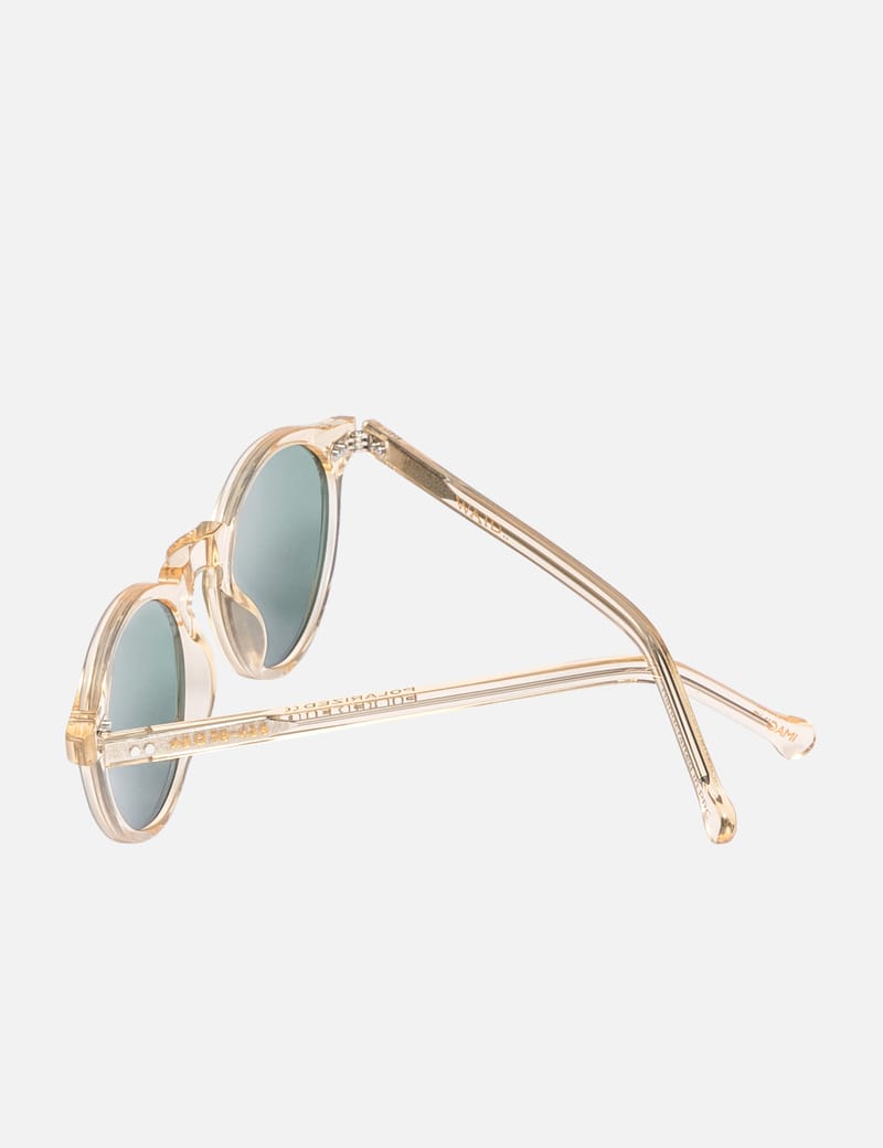 Buy Garrett Leight Carlton Round Acetate Sunglasses - Green At 30% Off |  Editorialist