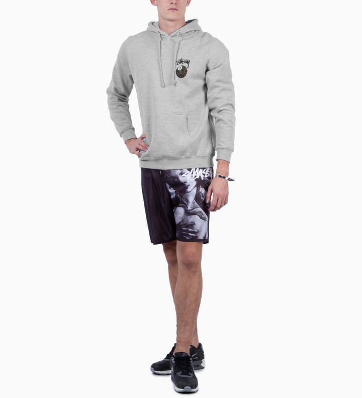 Heather Gray Gold Flake 8 Ball Hoodie Placeholder Image