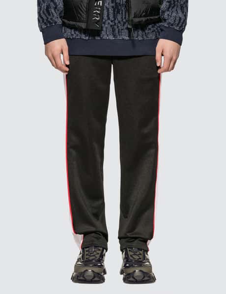 Burberry Mesh Stripe Jersey Tailored Trousers