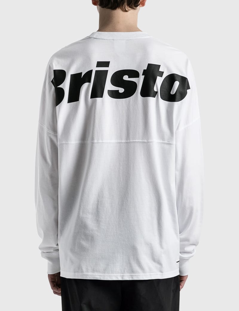 F.C.Real Bristol BIG LOGO BAGGY SHIRT F.C. Real Bristol - Long Sleeve Star Big Logo Team Baggy T-shirt | HBX