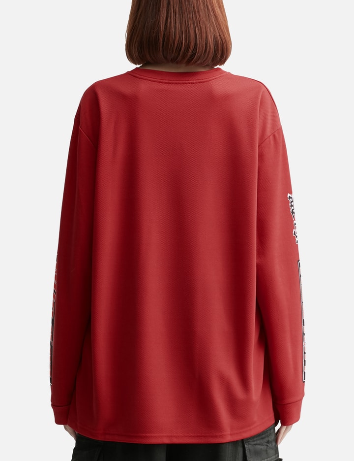Lựu Dạn Oversized Long Sleeve T-shirt In Red