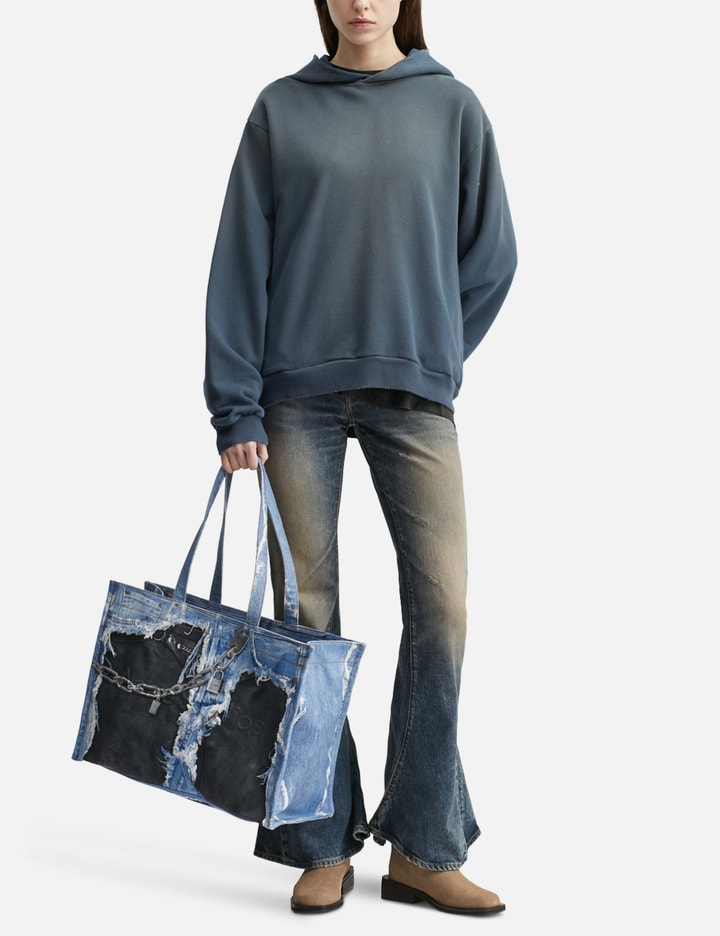 Acne Studios Denim Print Tote