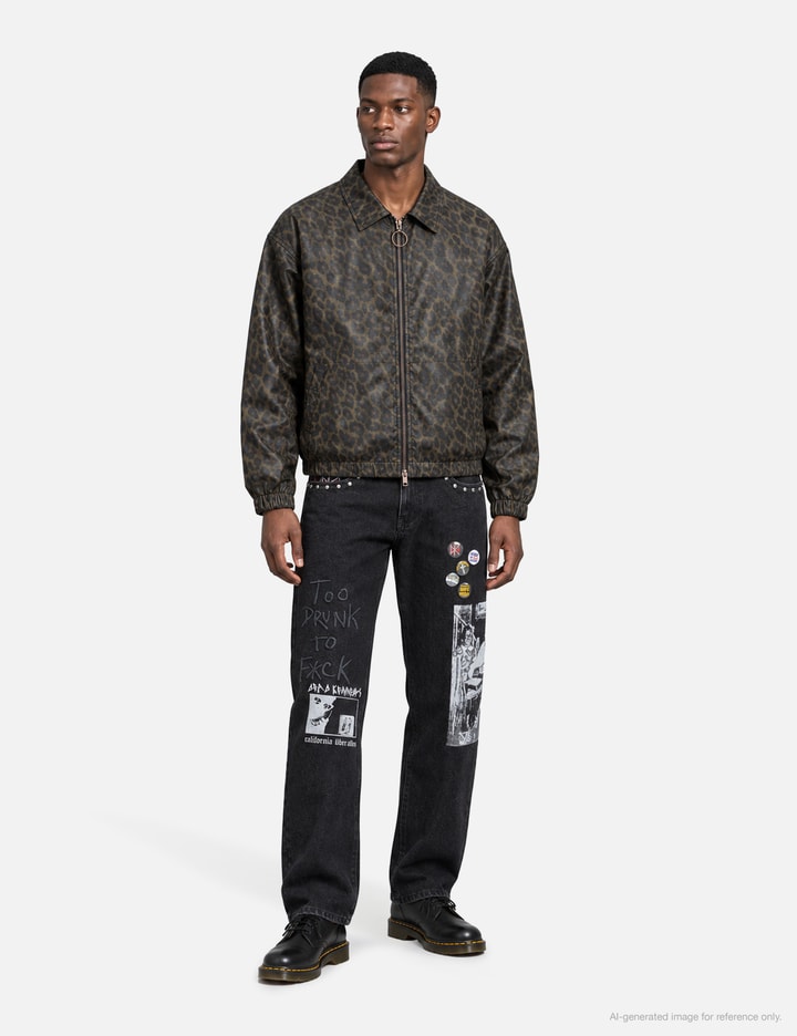 Pleasures Leopard Waxed Jacket