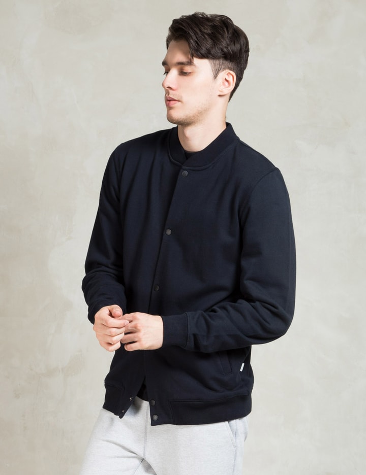 Black Wray Varsity Knit Jacket Placeholder Image