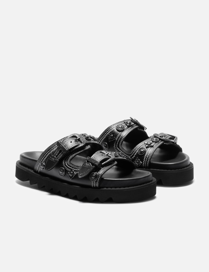 Black Buckle Sandals Placeholder Image