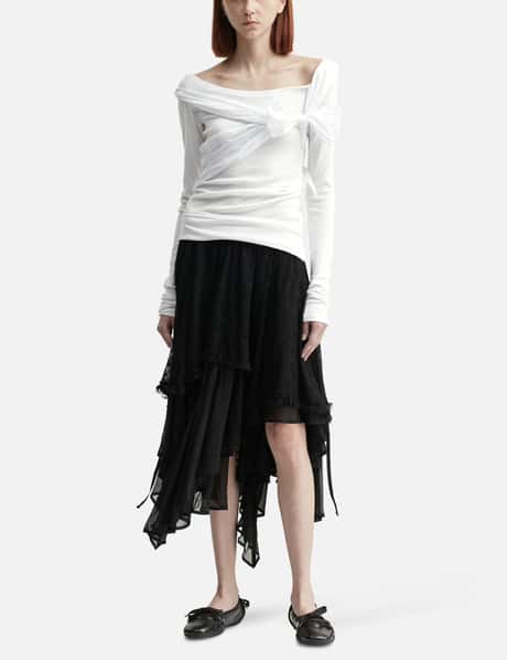 Boho Lace Long Skirt view 11