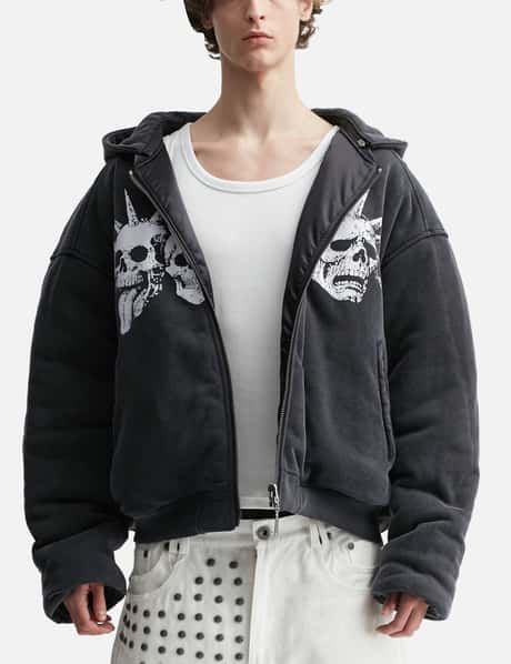 "Casey" Printed Reversible Bomber Jacket view 20