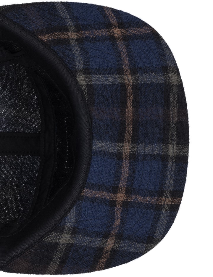 5 Panel Loose Weave Gauze Tartan Check Cap Placeholder Image