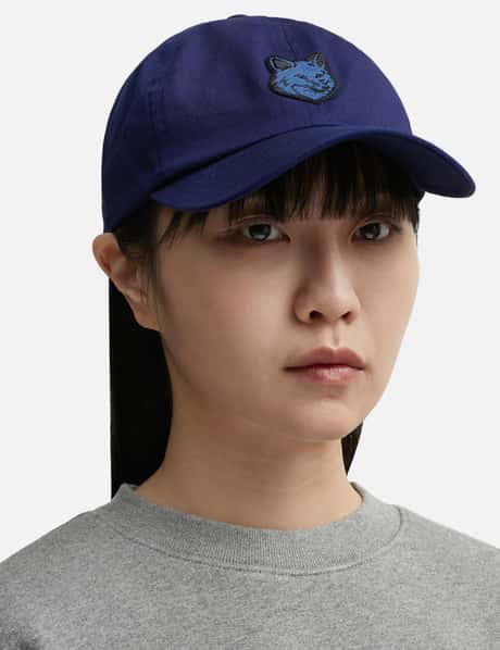 Maison Kitsuné - Bold Fox Head Patch 6P Cap | HBX