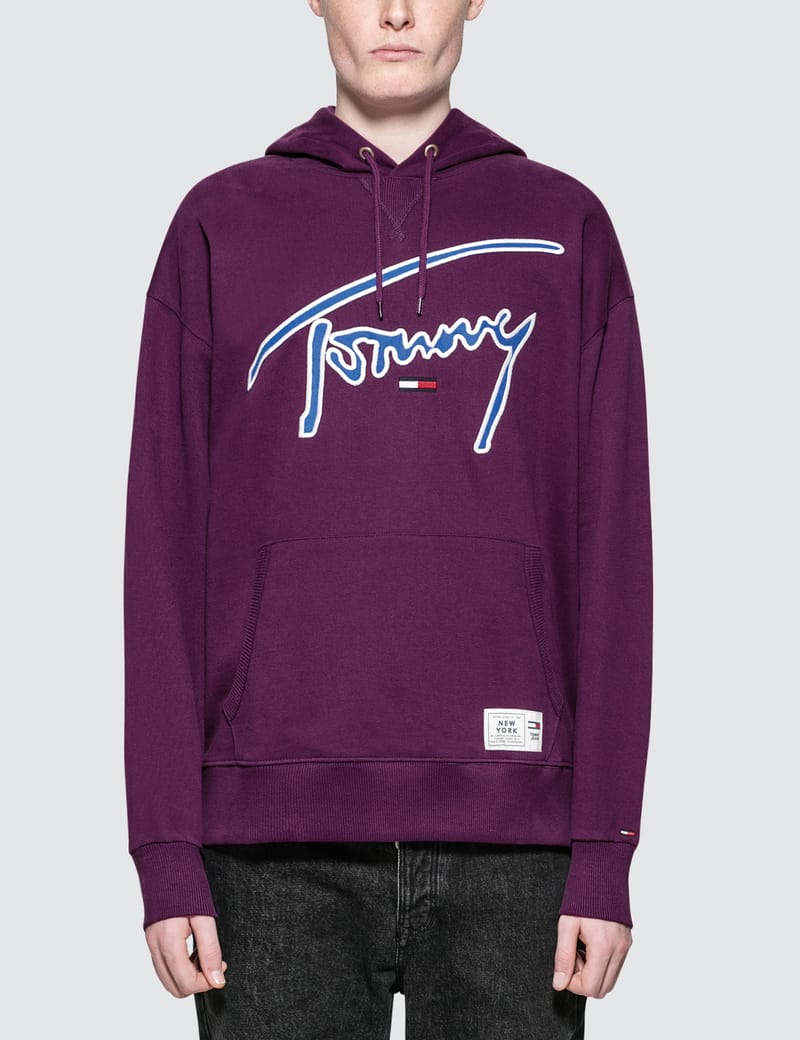 Tommy Jeans - Tommy Signature Hoodie | HBX - Globally Curated Fashion and  Lifestyle by Hypebeast
