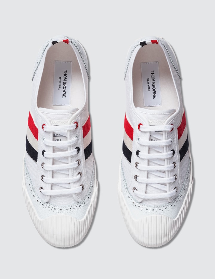 Brogued Canvas Trainer Placeholder Image