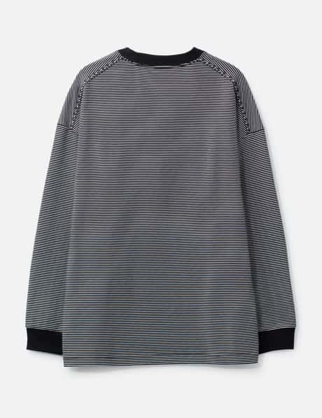 "Relax Stripe Tab" Longsleeve T-Shirt view 8