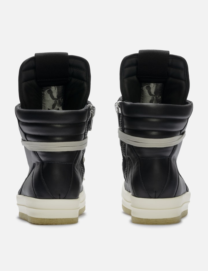 Rick Owens Creep Geobasket High-top Casual Shoes In Black