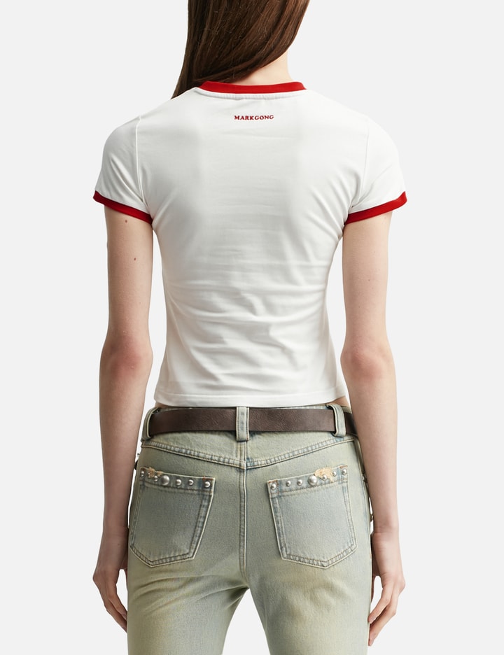 Mark My Gong Printed T-Shirt view 4