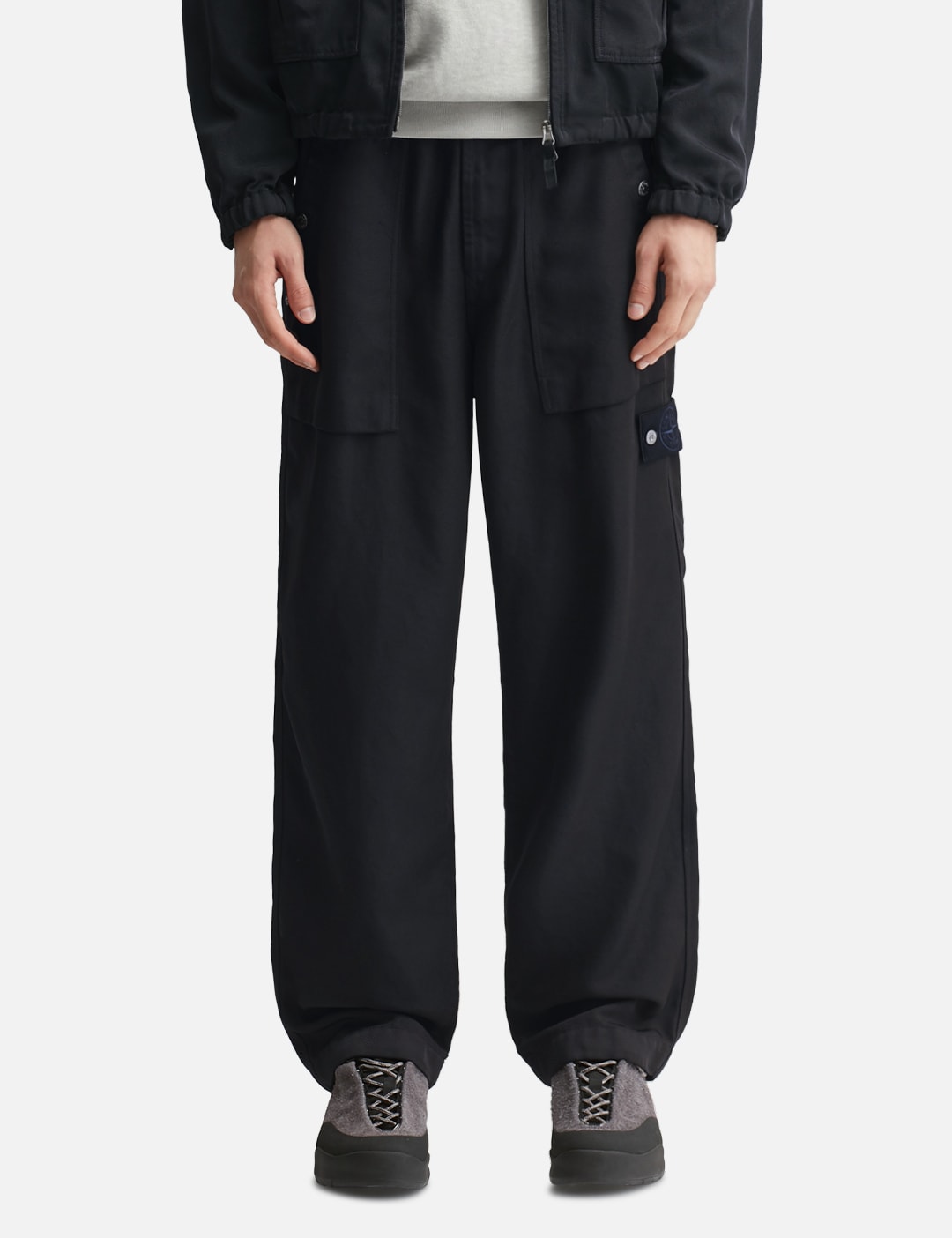 Dense Oxford Nylon Loose Fit Fatigue Pants view 11