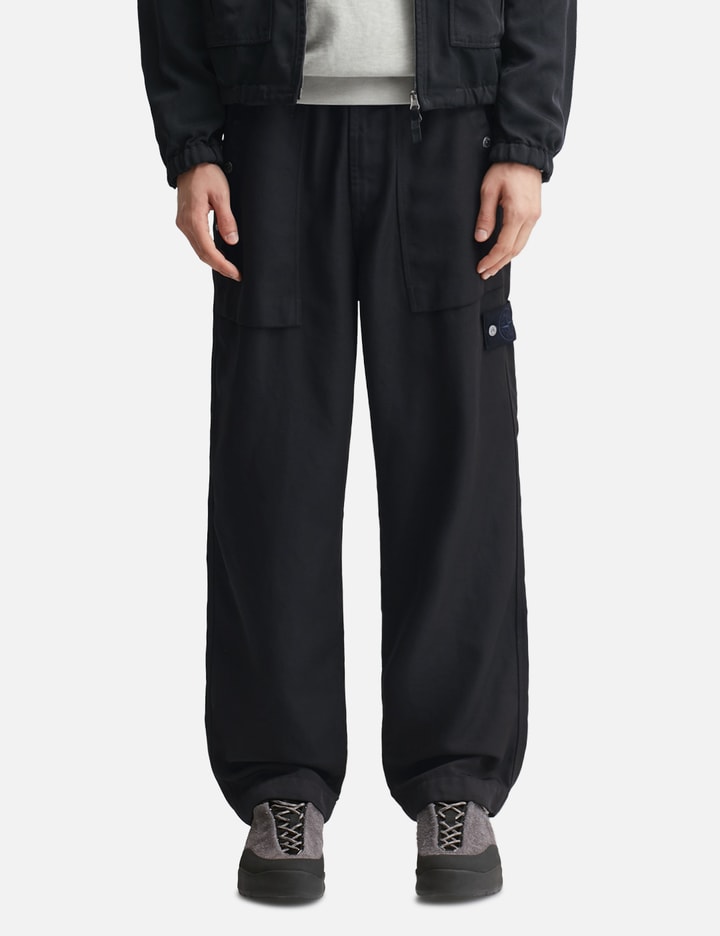 Stone Island Dense Oxford Nylon Loose Fit Fatigue Pants