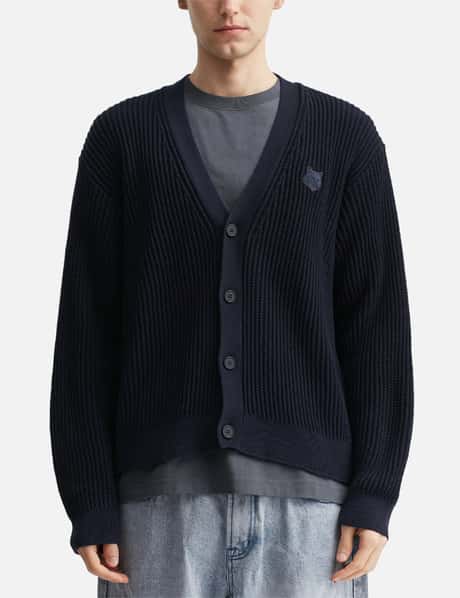 Fox Head Cotton Ribbed Cardigan view 10
