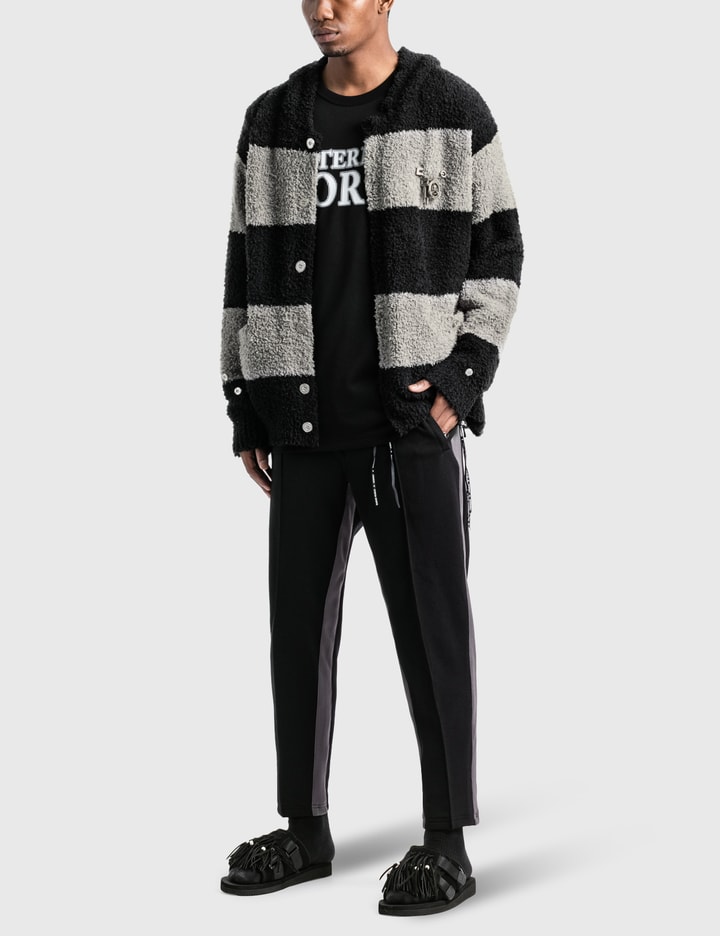 C2H4® x Mastermind Japan Knitted Stripe Hooded Sweater Placeholder Image