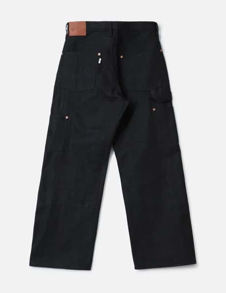 SUGARHILL Twisted Heather Denim Pants Double Knee - Japanese 