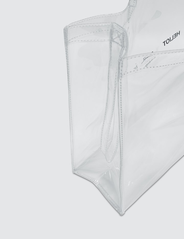 eksplicit Summen sortere Heliot Emil - Clear PVC Transparent Tote Bag | HBX - Globally Curated  Fashion and Lifestyle by Hypebeast