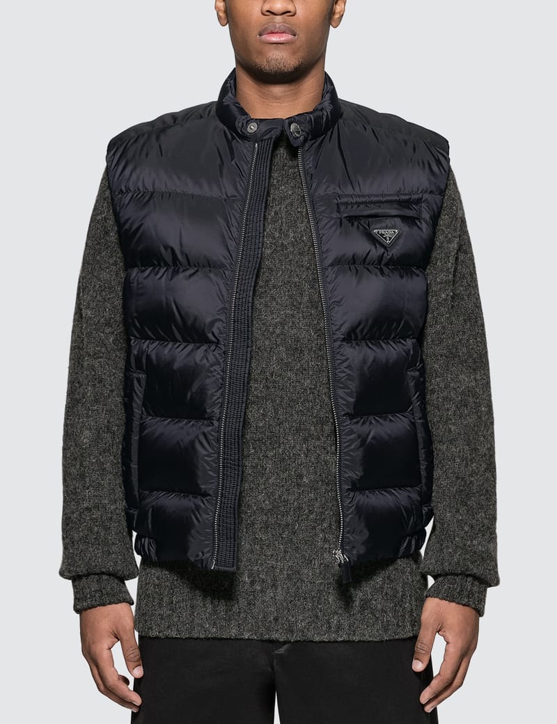 prada bodywarmer mens